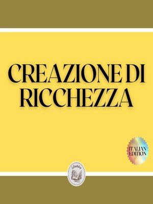 cover image of CREAZIONE DI RICCHEZZA